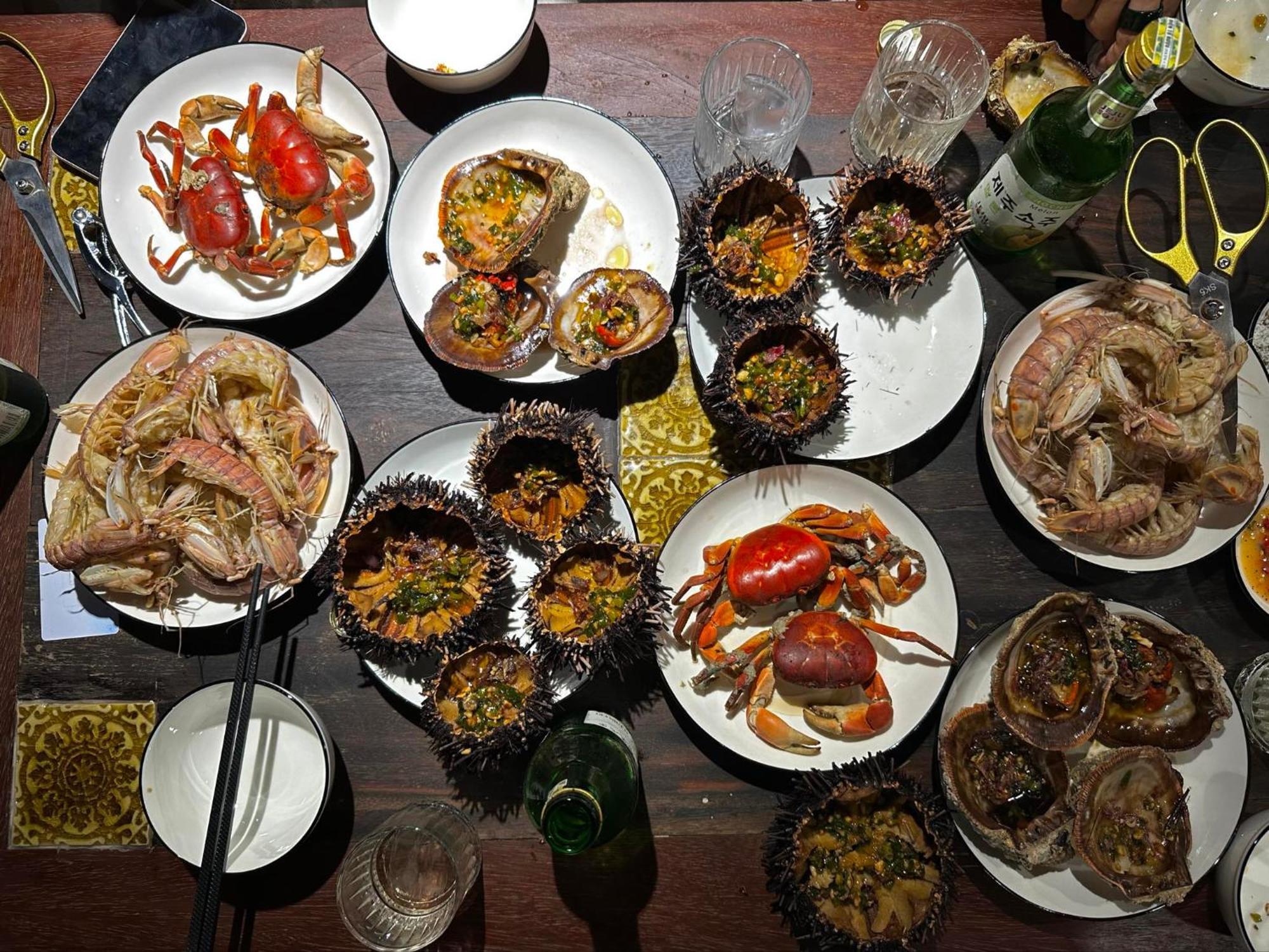 The Coral Homestay & Pub Tân Hiệ Eksteriør bilde